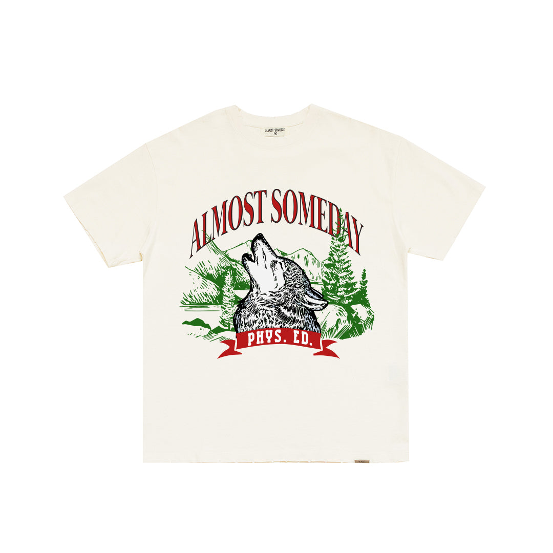 Phys Ed Tee (Cream) - ALMOST SOMEDAY