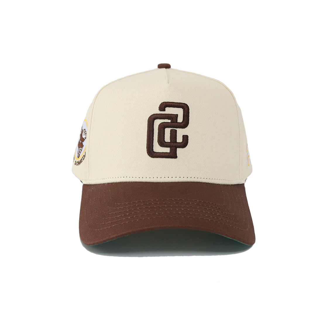 SD World Series Snapback (Cream/Brown) - ALMOST SOMEDAY