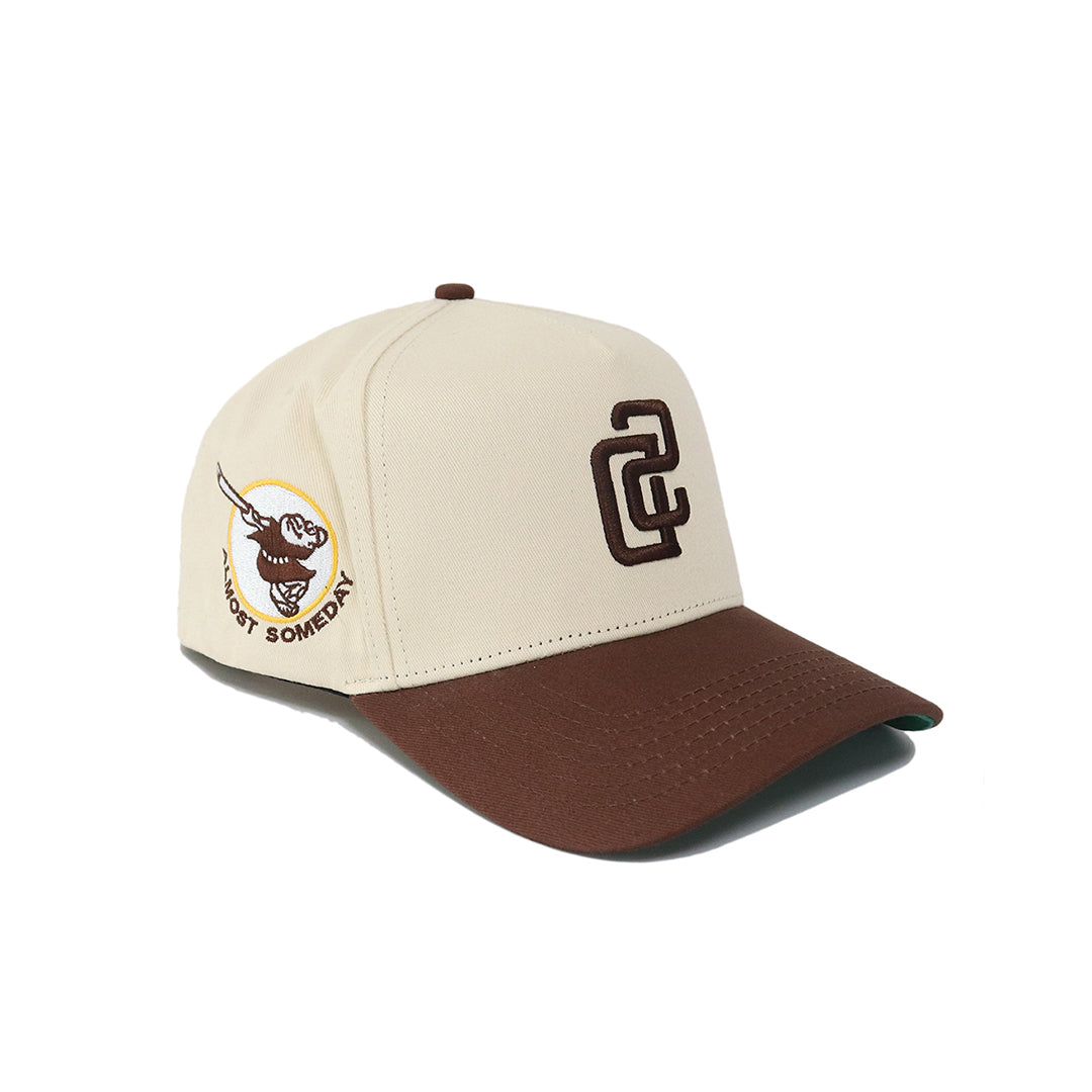 SD World Series Snapback (Cream/Brown) - ALMOST SOMEDAY
