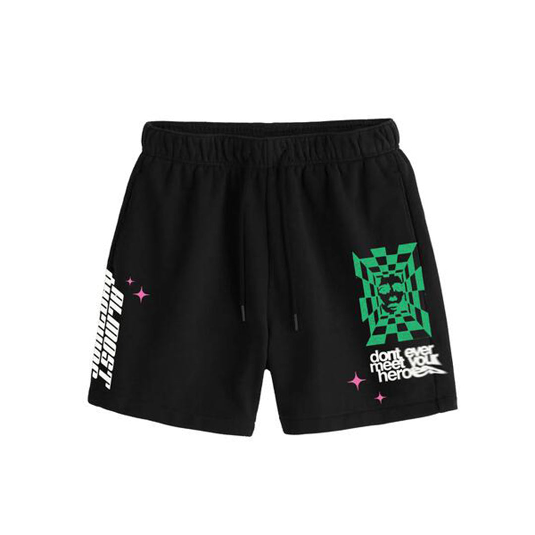 Caution Terry Shorts - Black