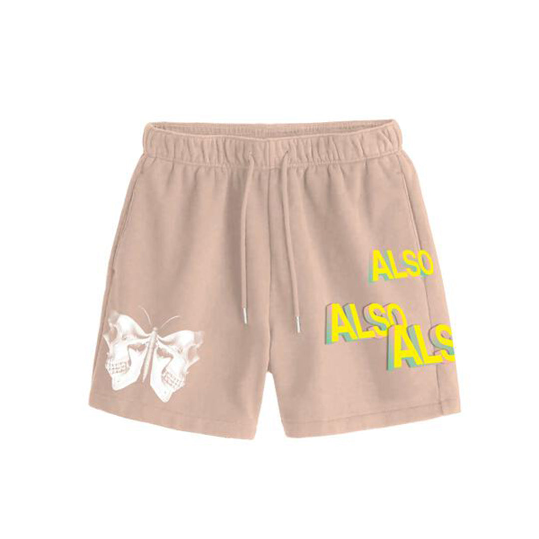 Cherish Terry Shorts - Dusty Pink