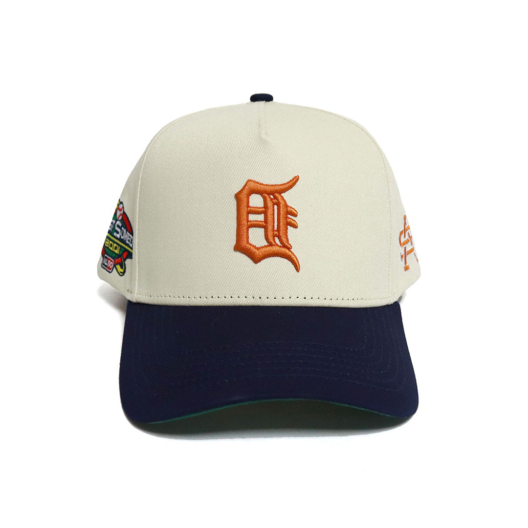 Tigers World Series Snapback (Cream/Navy)